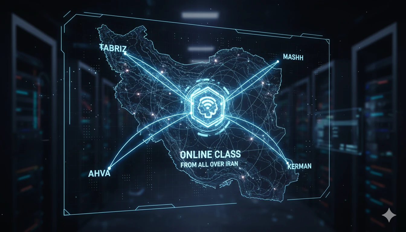 کلاس آنلاین از سراسر ایران